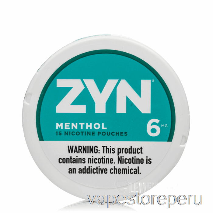 Bolsas Desechables De Nicotina Vape Zyn - Mentol 6 Mg